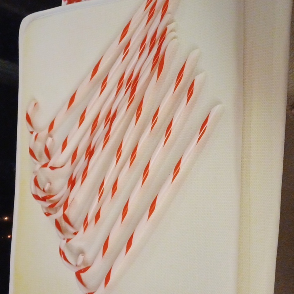 4/$40 Glow In The Dark Candy Canes - Set of 10